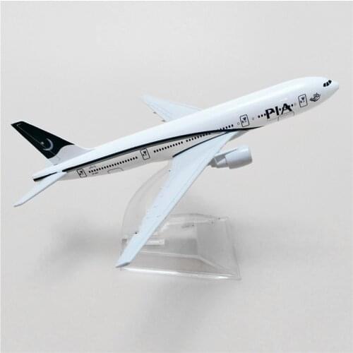 16CM AIrplanes PIA Pakistan International Airlines Boeing B777 model Plane Aircraft Metal model Toys plane gift Collectible