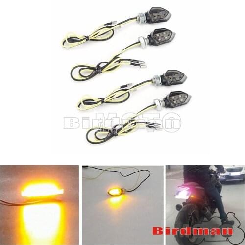 E-mark E8 Approved LED Turn Signal Light Indicators Blinkers Flashers Lamp For Dirt Bike for Honda Suzuki Kawasaki Yamaha