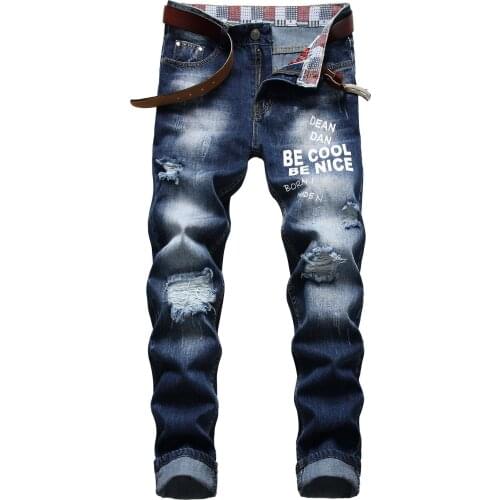 Yubinqing Ripped Jeans For Men