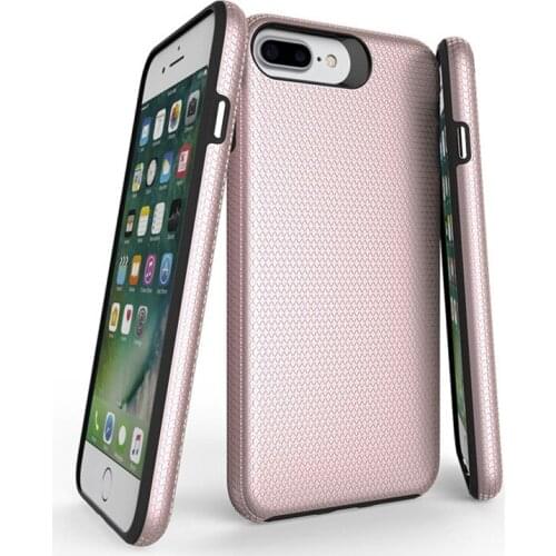 Hard Phone Case for iPhone 8 Plus Anti-knock TPU Fitted Case for iPhone 7 Plus Double Protection Back Cover for iPhone 6s/6 Plus