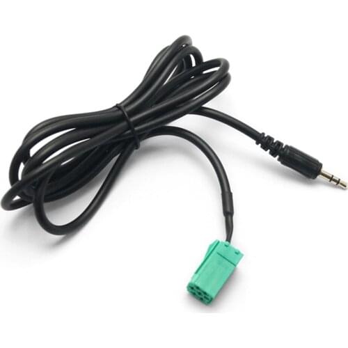 3.5mm Interface 6-Pin Audio Cable Car Audio Wire Harness For Clio/Megane Car Accessories