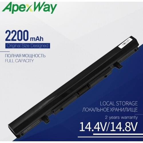 ApexWay 14.4V 2200MAH 4CELL PA5076-1BRS Laptop battery for Toshiba L900 L950 L955D U845 U940 U945 U945D PA5077U-1BRS