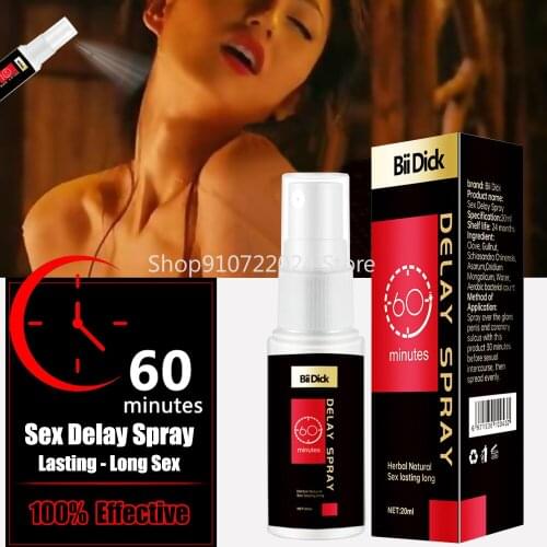 Big Dick Penis Sex Delay Spray for Men Male External Use Anti Premature Ejaculation Prolong 60 Minutes Sex Penis Enlargment Pill