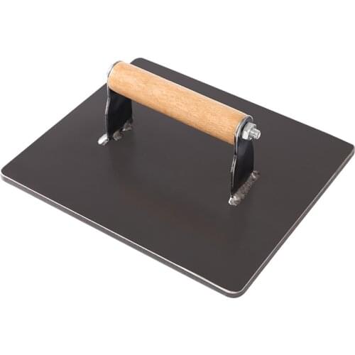 Plus-Sized-Large Thickened Sizzling Squid Special Pressure Plate Stainless Steel Duck Intestines Pressure Cake Teppanyaki Tool