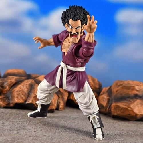 DBZ Anime Figures Mark The World Champion Mr Satan Movable Model 15cm PVC Boxed Toys