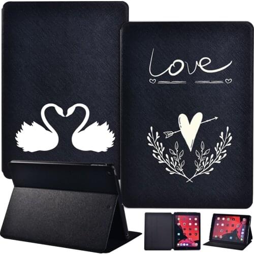 Leather Tablet Case for Apple iPad Mini 1 2 3 4 5 /iPad 2 3 4 /iPad 5th 6th Gen /iPad 2019 7th 10.2" Shockproof Protective Shell