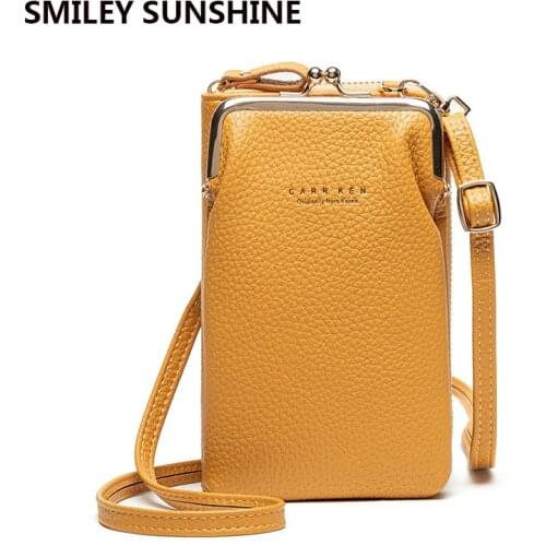 Korean Small Women Crossbody Bags Mini Hanging Mobile Cell Phone Bag Flap Shoulder Cross Body Bag For Women Ladies Bag Wallet