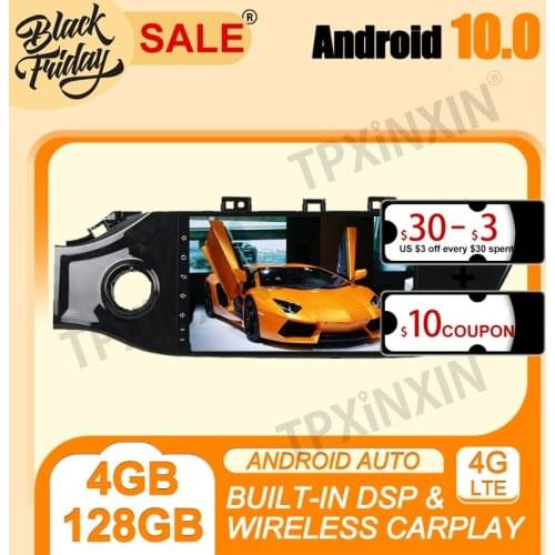 PX6 IPS DSP Android 10.0 Carplay 4G+128G For KIA K2 RIO 2017-2019 Multimedia Player Auto Radio Tape Recorder GPS Navi Head Unit