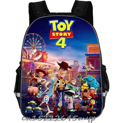 Disney High school Backpack Travel Bags Toy 4 Story Children School Bag big capacity Book Bag kids Gift Drop shipping
