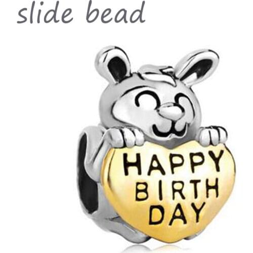 Slide Bead Golden Bracelets