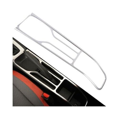 Steel Matte Interior Water Cup Holder Panel Cover Trim For Honda Fit Jazz 2020