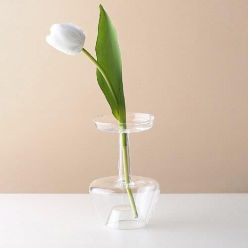 Glass Candle Holder for Table Centerpiece Decorative Candlestick Holder Modern Candle Stand Candle Holders Decor Home Decor