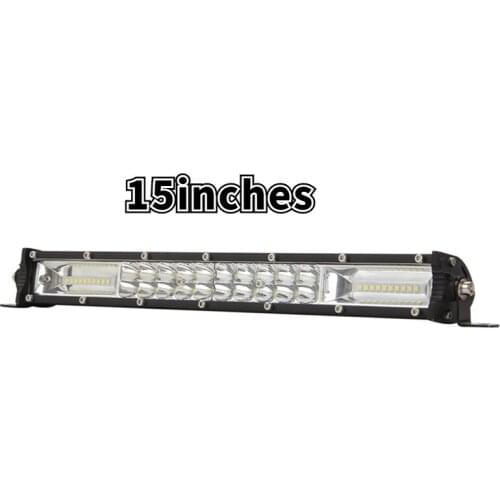 Super Slim 12D 15inches LED Light Bar Spotlight Flood Beam Led Bar 4x4 for ATV SUV Offroad LED Work Light 12-24V Car accessories