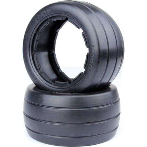 Rear On Road Racing Slick Tire for 1/5 HPI King Motor Baja 5B Rovan Sport Buggies