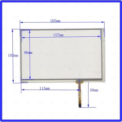 ZhiYuSun 5PCS/Lot A2691A 165*103mm suitable 4lines resistance screen this is compatible blass suitable 165*103