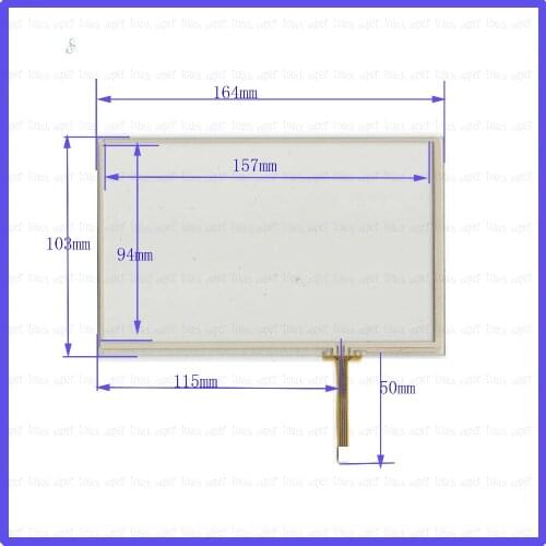 ZhiYuSun POST KDT-5789 7 inch 4-wire resistive touch panel for Car DVD, 164*103GPS 164mm*103mm this is compatible