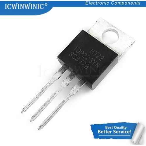 100piece TOP223YN TOP223 TO220 TO-220 Three-terminal new original In Stock