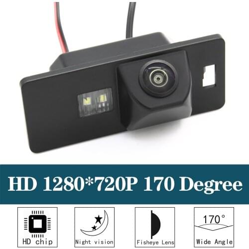 For Audi Q5 8R/A1/A4 B8/RS5/Q3/A8/Q7/S5 HD 720P 170 Degree Fisheye Lens Car Reversing Rear View Camera