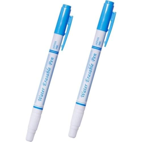 2pc Cross Stitch Double-side Use fabric Marking Pens Water Soluable Pen DIY for Craft AA7215
