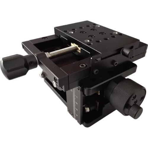 MS-ZH5060 Precision manual XZ two-dimensional overall combination table, two-axis translation table 50mm + lift table 60mm