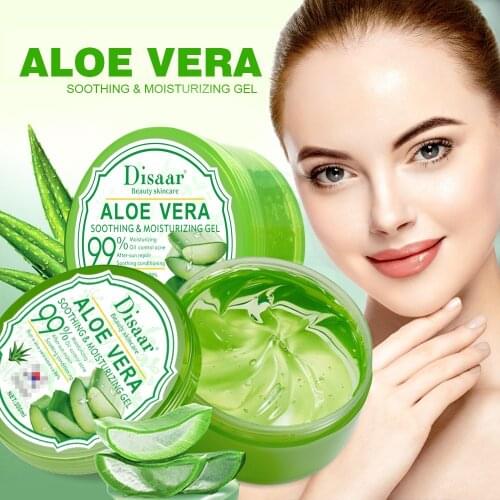 300ml DISAAR Aloe vera gel moisturizes body face dilutes imprints hydrates Skin care beauty products skin care products