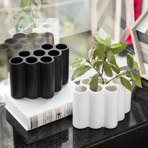 Hydroponic Ceramic Vase Flower Inserter Creative Kaleidoscope Vase Living Room Home Decoration Decoration