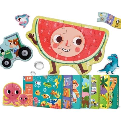 Graph Match Game Kids Early Educational Montessori Toys Puzzle Card Cartoon Vehicle Learning Pocket Flash Card for Gift