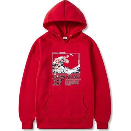 Embroidered Printed Japanese Ukiyo-e Kanagawa Surfing Thin Hoodies Sweatshirts 2020 Harajuku Hip Hop Casual Pullover Hoodie Top