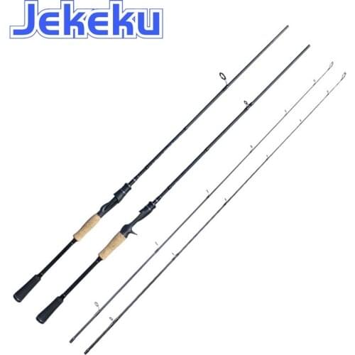 JEKEKU NEW 2.1m 2.4m Tips M/ML Spinning Lure Fishing Rod for Pike chub perch Carbon Longcast Fishing RodCasting Pole7-18g/10-28g