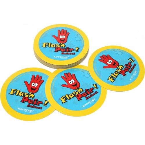 Classic flash pair animals card games Portable home Family Party travel board Game for Kids Adult holidays gifts