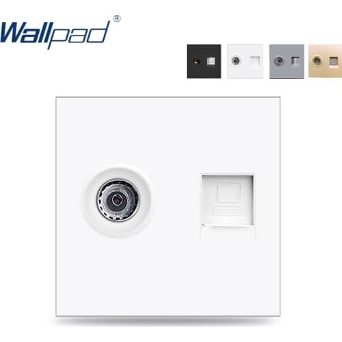 Wallpad TV DATA TV Computer Outlet Function Key For Module only 52*52mm