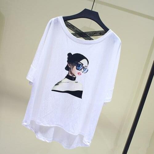 Summer New Large Size Dress Loose Short Sleeve Fashion Hidden Meat Cover T-shirt Fashion