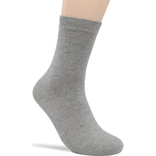 Fashion Man Autumn Winter Cotton Hosiery Pure Color Sock Classic Business Anti-Bacteria Socks Wholesale Free Shipping