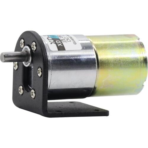 37mm Diameter Gear Motor 12V 24V DC Micro Reducer Motor Low Spped Adjustable 5rpm to 600rpm