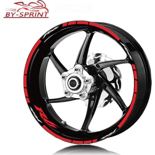 Motorcycle For YAMAHA r6 R6 R 6 Wheel Rims Reflective Stickers Stripe Tire Logo Protection Decorative Decals Sticker Accessories