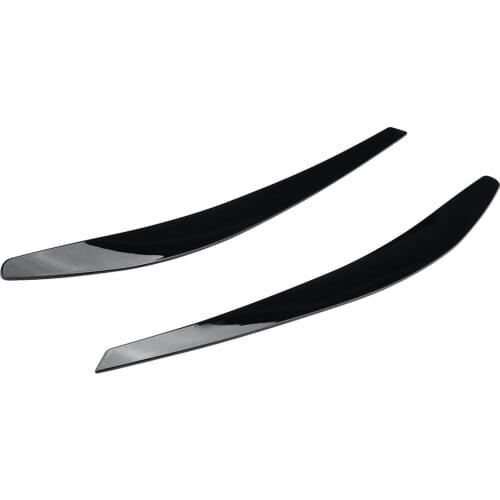 Head Light Eyelids Eyebrows Lid Black For VF Holden Commodore SS SSV SV6 S Evoke