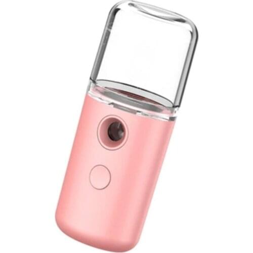 Nano Mist Spray Facial Moisturizing And Pore Opener Cold Steam-Pink