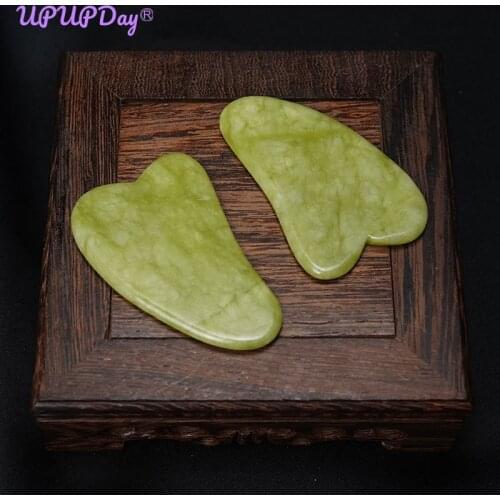 Natural Jade Gua Sha Scraping Board Face Skin Care Massage Tool Guasha Stone For Face Neck Lifting Wrinkle Remover SkinCare Slim