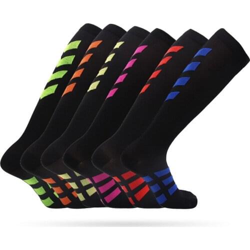 Men Sport Socks Compression Socks 20-30 Mmhg Anti Fatigue Helps In Muscle Recovery ,varicose Veins And Diabetic For Athlete