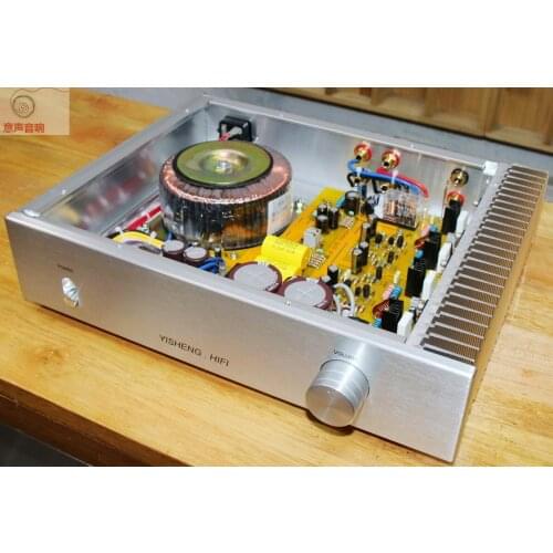 New arrive good sound combined Desktop hifi power amplifier NJW0281G NJW0302G JRC4580DD 100W+100W