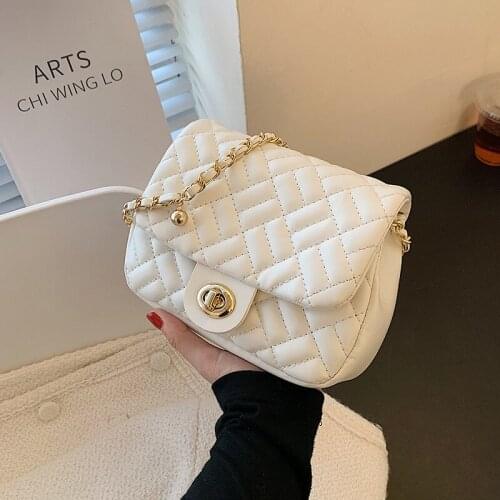 Popular Small Bag Womens Summer 2021 New Fashion Chain Messenger Bag Small Square Bag Purses and Handbags Luxury Designer