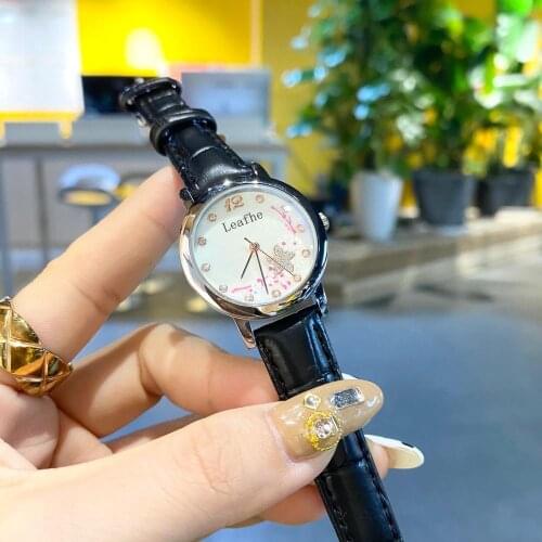 Casual Ladies Watch Women Watches With Flowers Remember The Journey Of Love And Record The Eternity Gift First Choose