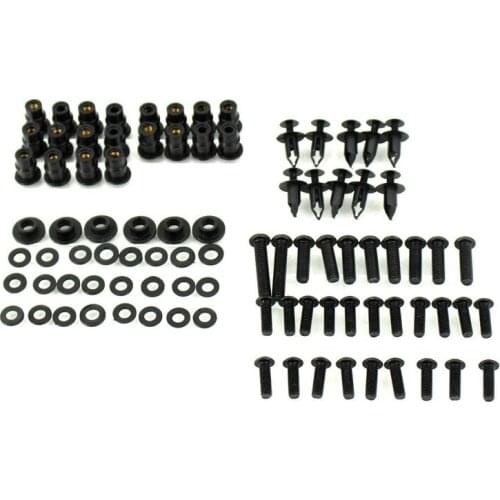 Applicable to Kawasaki ZX6R 636 2003-2004 Motorcycle Shell Screws Full Set Assembly Nut Standard Accessories