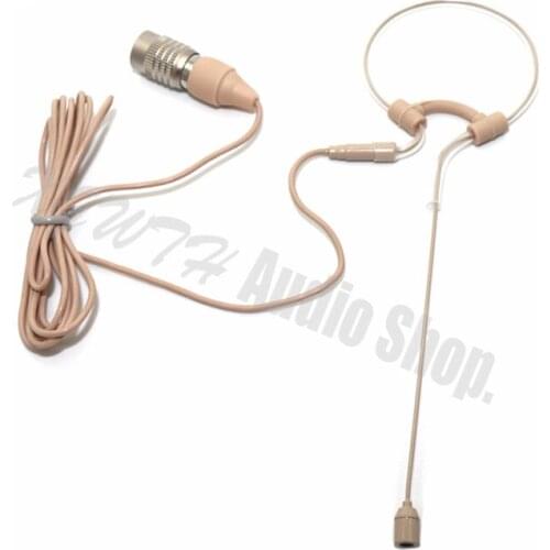 Profession Skin Ear Hook Hanging Headset Microphone for Audio Technica Wireless Hirose 4 Pin