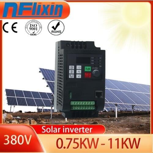 Solar Pump 0.75kw-2.2kw 380v Inverter Frequency Inverters For Submersible Motors And Pumps