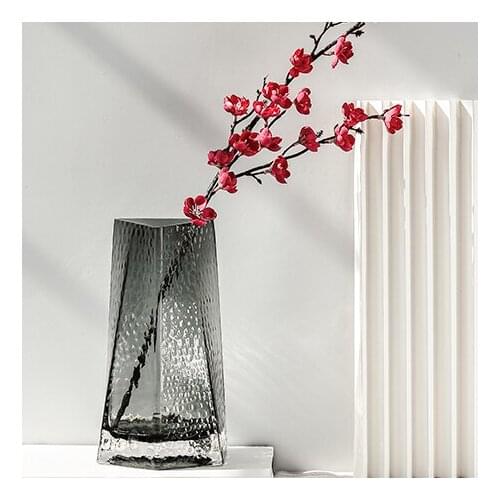 Glass Flower Vase Home Nordic Decor Decoration Living Room Home Accessories Hogar Modern 화병 ваза для цветов декор для комнаты