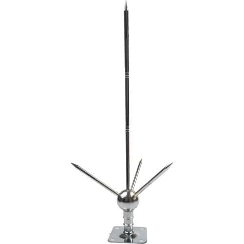 Lightning protection device Household copper lightning rod plating white 60cm high grounding lightning protectio