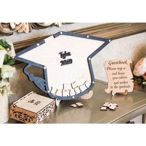 Graduate Signature Guestbook,Graduate Grad Celebration Party Guest Book Alternative,Graduation Gifts ,Drop top wooden guestbook