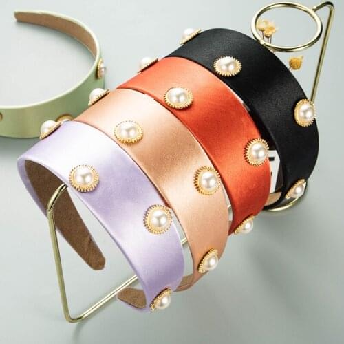 Gem Baroque Headbands For Women Girl Rhinestone Diamond Luxury Hair Accessories Geometric Flower Crystal Hairbands Wholesale