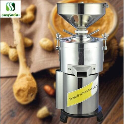15kg/h Electric peanut butter grinding machine sesame sauce milling machine peanut paste making machine sesame sauce machine